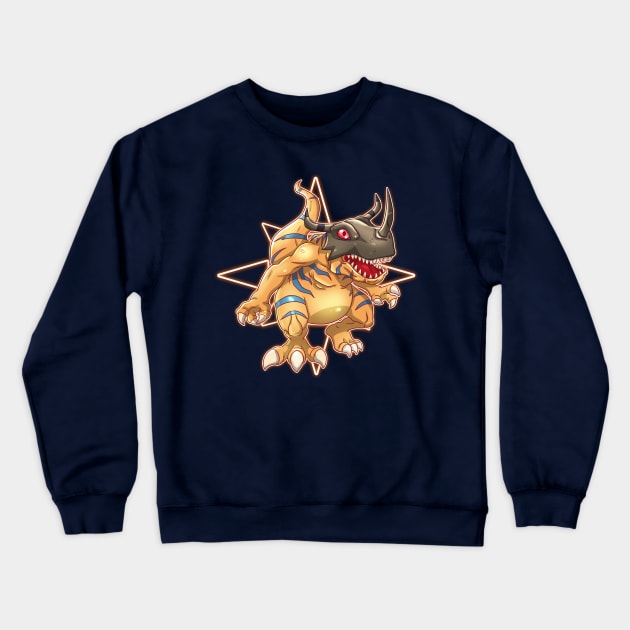 fanart greymon Crewneck Sweatshirt by DigiTeeshrit